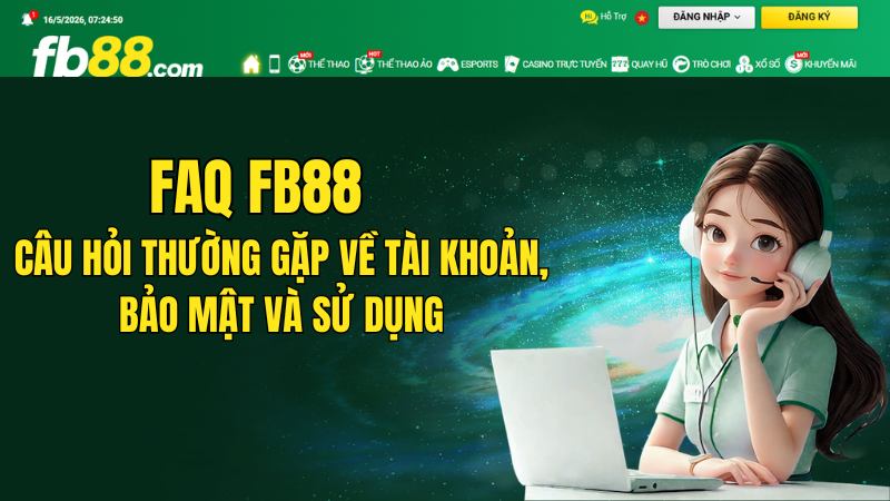 FAQ FB88 – Câu Hỏi Thường Gặp Về Tài Khoản Và Bảo Mật