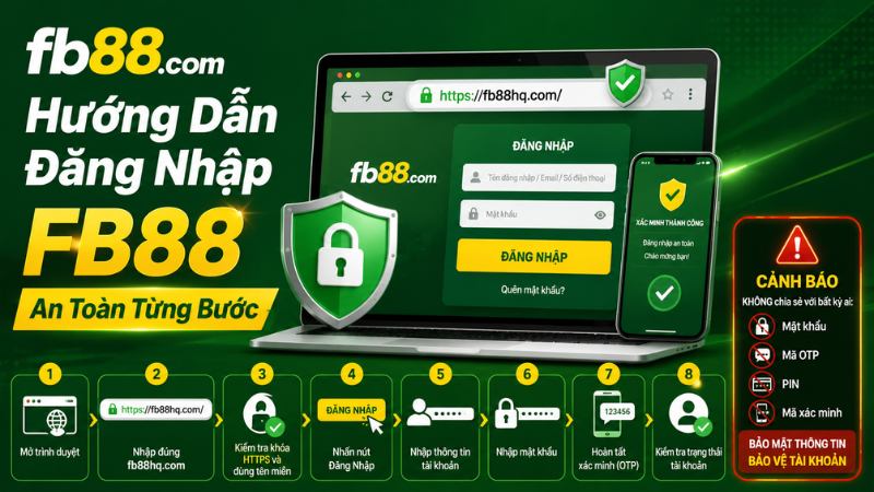 Hướng Dẫn Đăng Nhập FB88 An Toàn Từng Bước